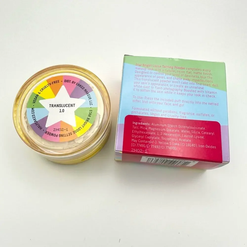 Half Caked Star Bright Loose Setting Powder Translucent 1.0
